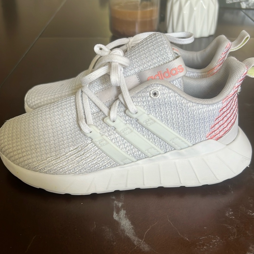 Girls adidas white